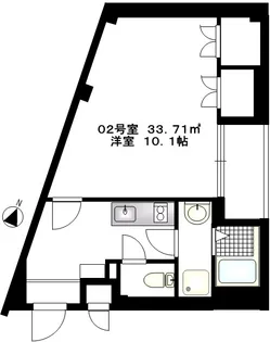 Blanc Blue Gakugeidaigaku【3階】の間取り