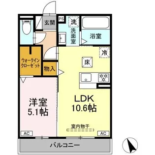 D-Hills有玉北町【1階】の間取り