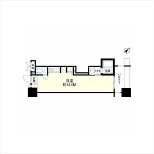 パークフラッツ横濱公園【4階】の間取り