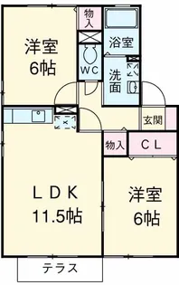 Momo House【2階】の間取り