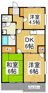 サンライズマンション【1階】の間取り