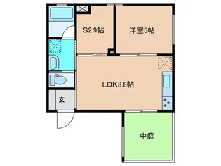 Hus Rika【1階】の間取り