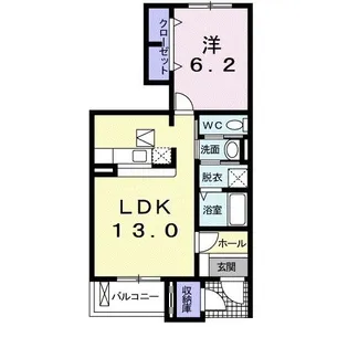 ハピネス アイ【1階】の間取り