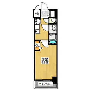PHOENIX新大阪【11階】の間取り