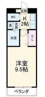 A・City中島西【5階】の間取り