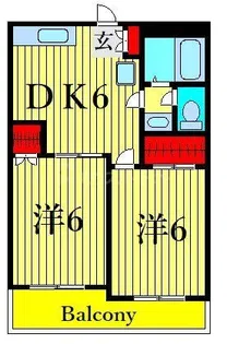 リバーサイドM【2階】の間取り