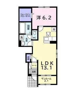 Franc Maison【1階】の間取り
