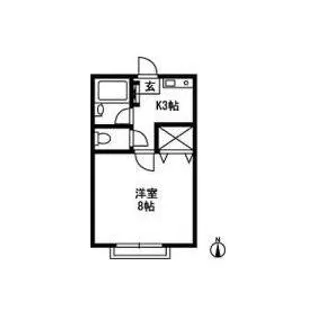 コンフォートロック【2階】の間取り
