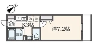 さくら七番館【3階】の間取り