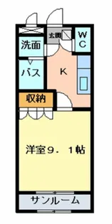 ファイン アミュール【2階】の間取り