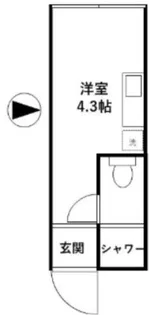 セブンス新宿【1階】の間取り