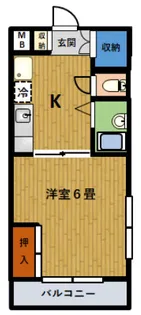 シティハウス駒込【4階】の間取り