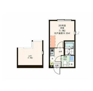 Terrace TlicoIII【2階】の間取り