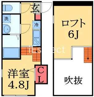 ドミールエリノ【2階】の間取り