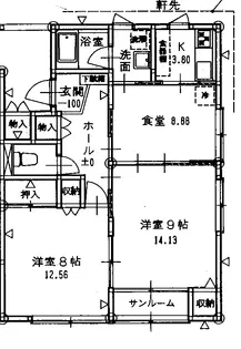 メゾングランビュー203【2階】の間取り