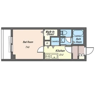 Granvania Shisui【1階】の間取り