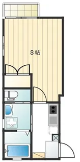 イーグルフォート【3階】の間取り
