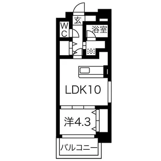 MISTRAL姫路駅前【3階】の間取り