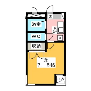 アスカTAKABATA【2階】の間取り