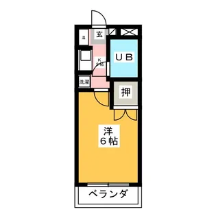 大仁マンションII【3階】の間取り
