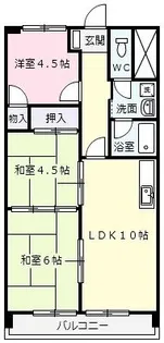 吉田マンション・城房【6階】の間取り