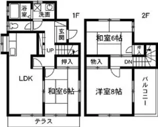群馬県前橋市文京町2【一戸建】の間取り
