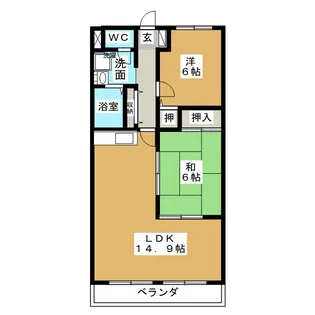 サニーヒル祥【3階】の間取り