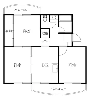 徳島県徳島市佐古八番町【マンション】の間取り