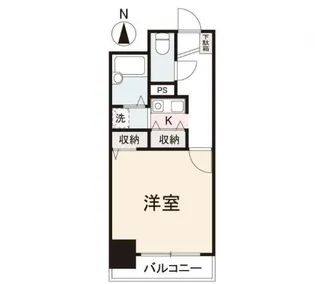 オレンジコート栗林【7階】の間取り