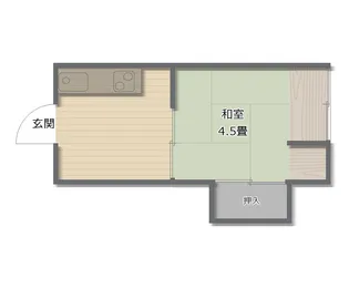 村上アパート【1階】の間取り