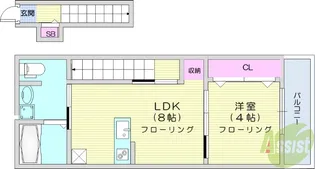 Casa Feliz B棟【2階】の間取り