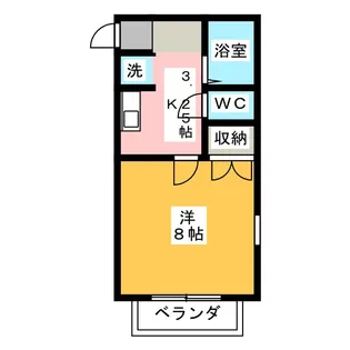 シャルムU【1階】の間取り