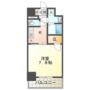 S‐RESIDENCE四日市安島aloggio【2階】の間取り