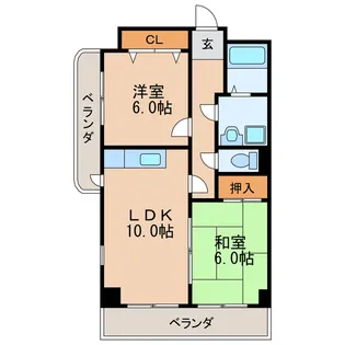 愛知県名古屋市北区柳原1【マンション】の間取り