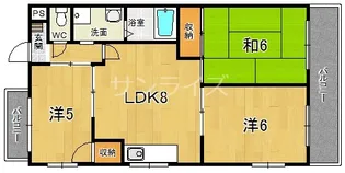 グレースすわ【4階】の間取り