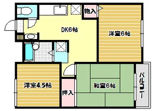 ファンメゾンIIB【2階】の間取り