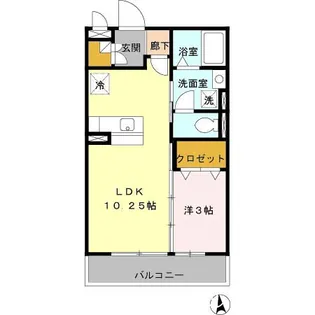 東京都昭島市宮沢町1【アパート】の間取り