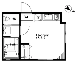 野口町レジデンス【1階】の間取り