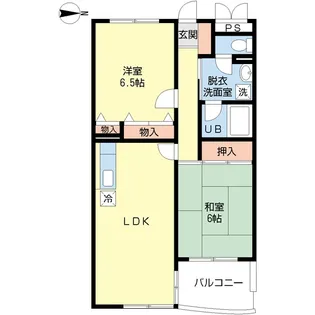 夏見ヶ丘ガーデンパレス【2階】の間取り