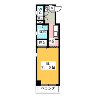 PRUSTA長良【2階】の間取り