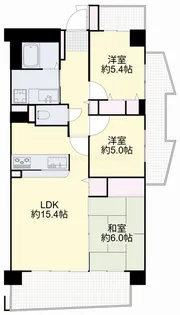 グランコート野田【5階】の間取り