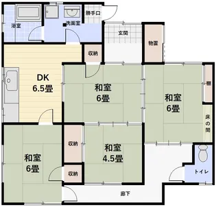 岡山県倉敷市阿知3【一戸建】の間取り