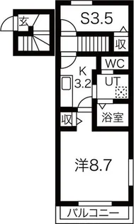 アリエッタ常盤台【2階】の間取り