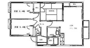 ディアスレフィーナ【1階】の間取り