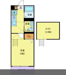 東京都西東京市下保谷5【アパート】の間取り