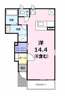 アップルン【1階】の間取り