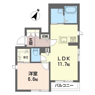 メゾン・ド・プラージュ湘南III【1階】の間取り