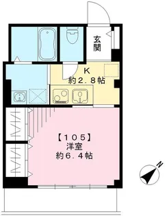 レイ レ ラヴィ【1階】の間取り