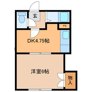 コーポルミナス【1階】の間取り