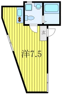 グランメゾン仲宿【1階】の間取り